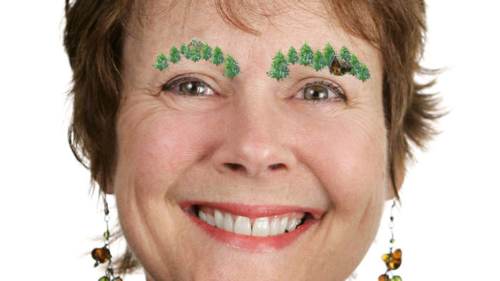 Mom Learns To Paint Eyebrows From Watching Bob Ross
